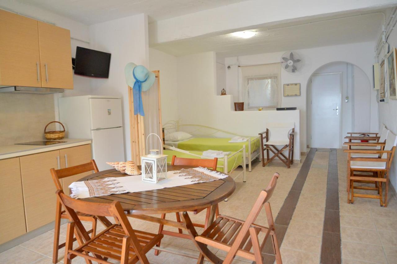 Milos Apartments Kardapis Ground Floor Klima  Zewnętrze zdjęcie